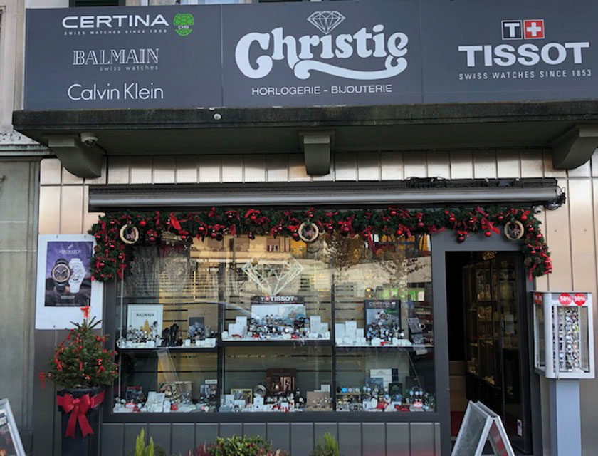 ACR - Association des commerçants de Renens - Vitrine de Noël - Bijouterie Christie, Renens