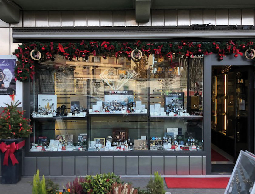 ACR - Association des commerçants de Renens - Vitrine de Noël - Bijouterie Christie, Renens