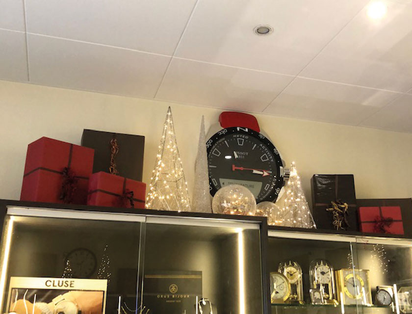 ACR - Association des commerçants de Renens - Vitrine de Noël - Bijouterie Christie, Renens