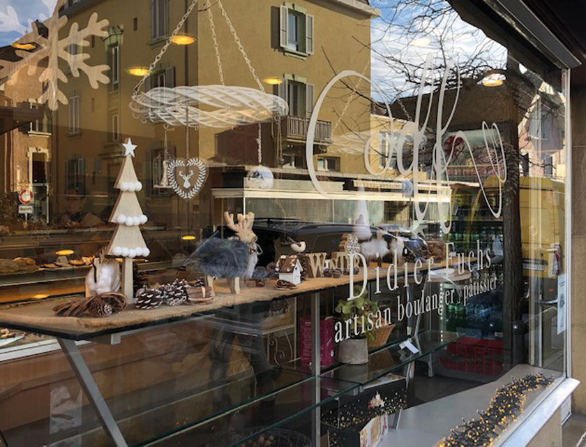 ACR - Association des commerçants de Renens - Vitrine de Noël - Boulangerie Fuchs, Renens