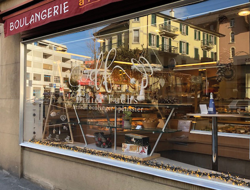 ACR - Association des commerçants de Renens - Vitrine de Noël - Boulangerie Fuchs, Renens